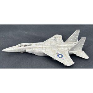 Ertl Plane Fighter USAF Jet Model F15 Metal Cast 7.5" Vintage